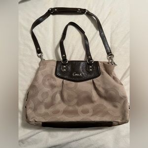 Coach large satchel purse